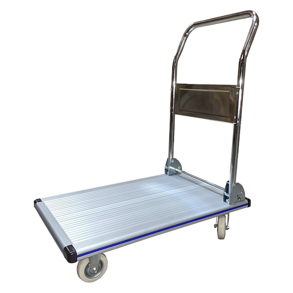 Pake Handling Tools Folding Platform Truck, Aluminum, 330 lb. Cap, 29.5" x18.5" PAKFT02 - main